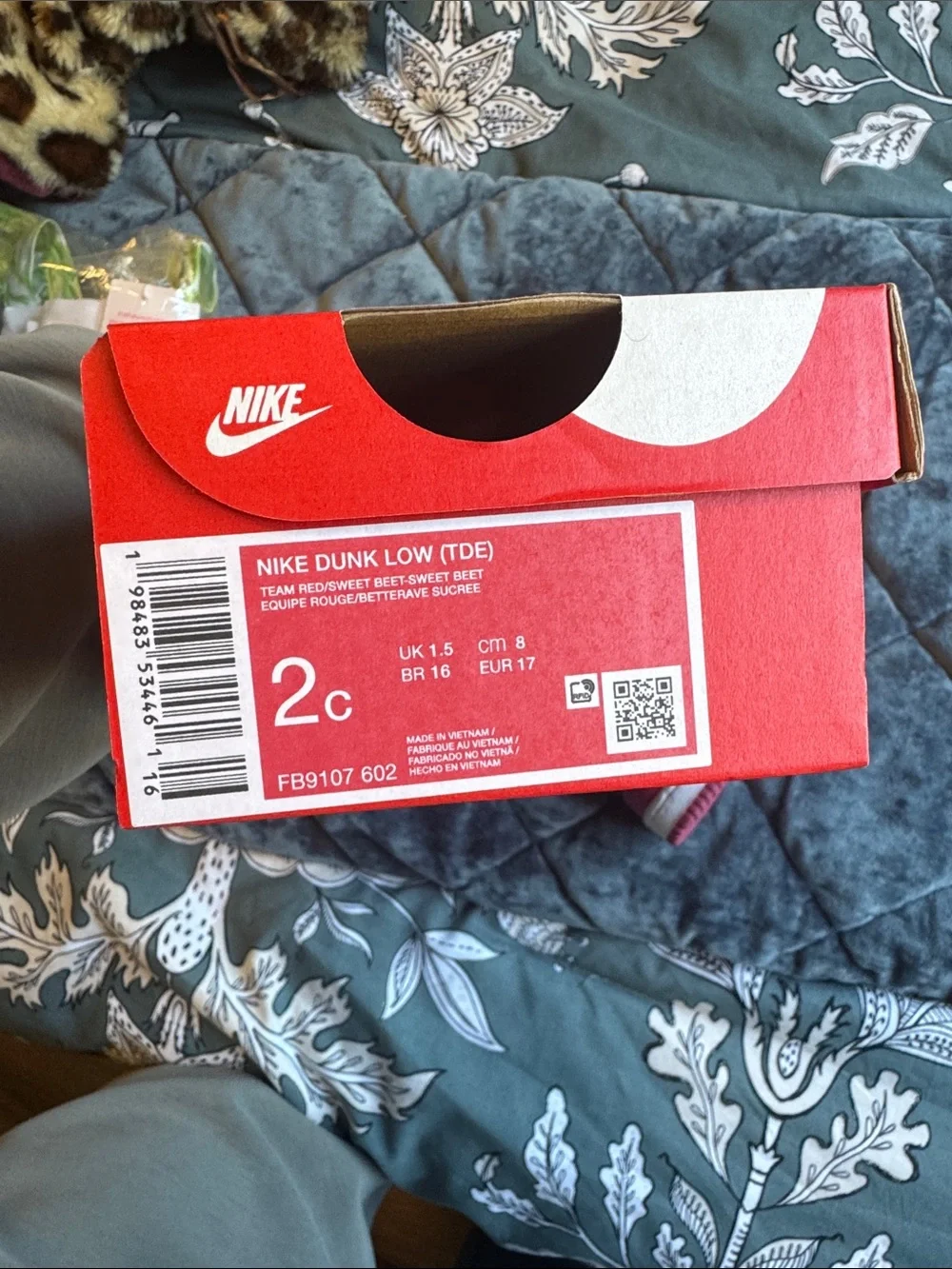 Nike Kids Pink Velcro Sneakers